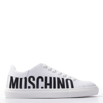 Sneakers Moschino Couture in pelle con logo