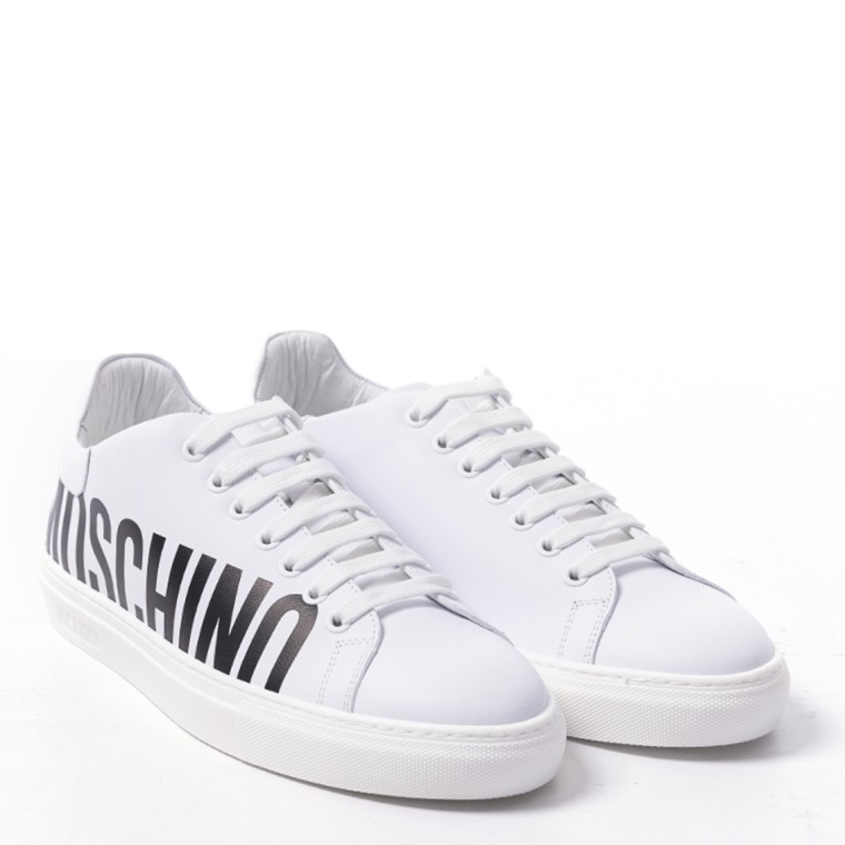 Sneakers Moschino Couture in pelle con logo