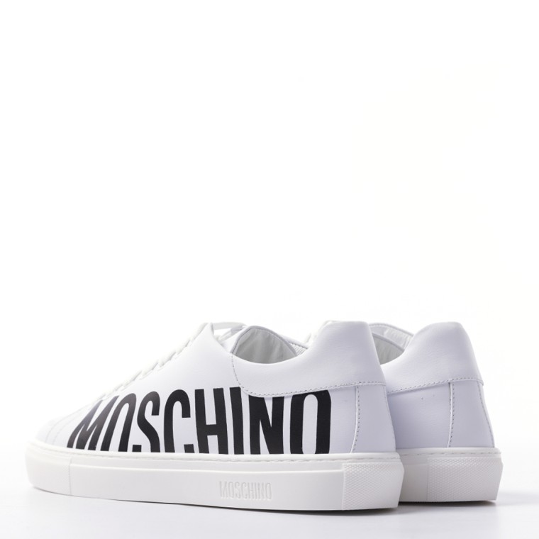 Sneakers Moschino Couture in pelle con logo