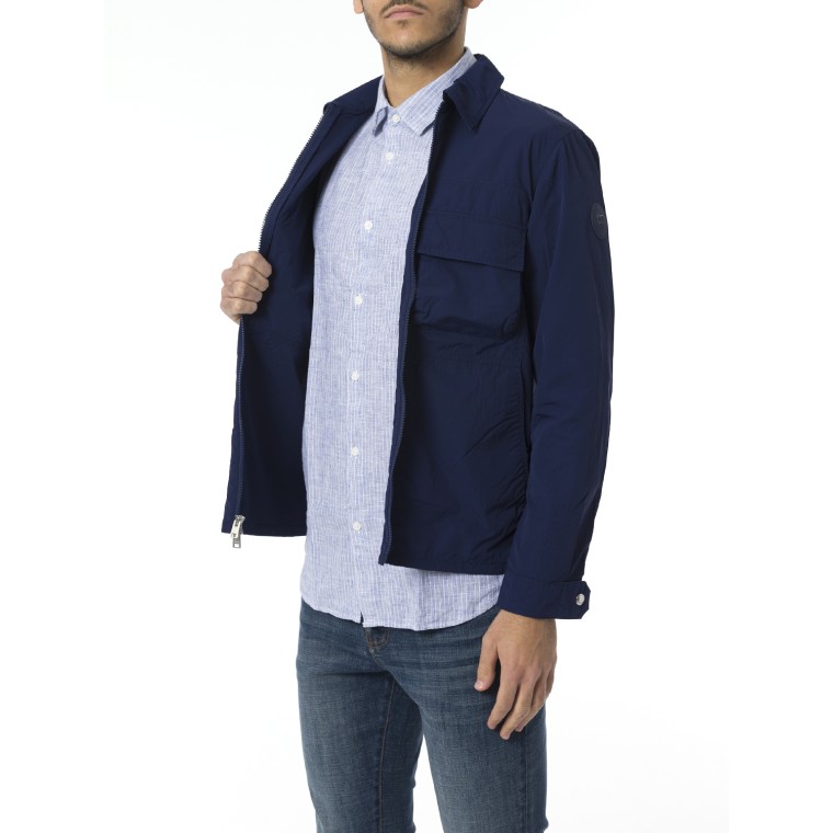 Giacca Woolrich con zip a doppio cursore