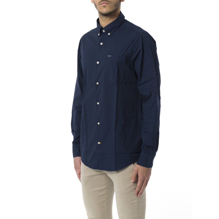 Camicia Barbour in cotone stretch