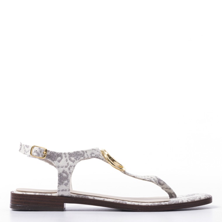 Sandali flat Guess con logo all-over