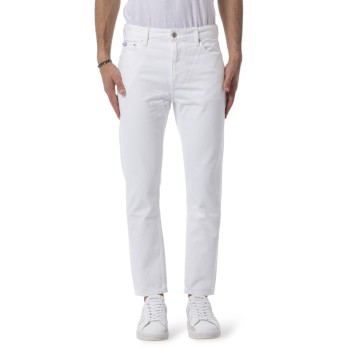 Jeans in denim bianco Calvin Klein Jeans
