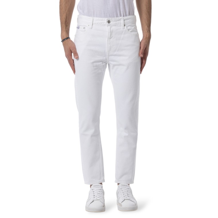 Jeans in denim bianco Calvin Klein Jeans