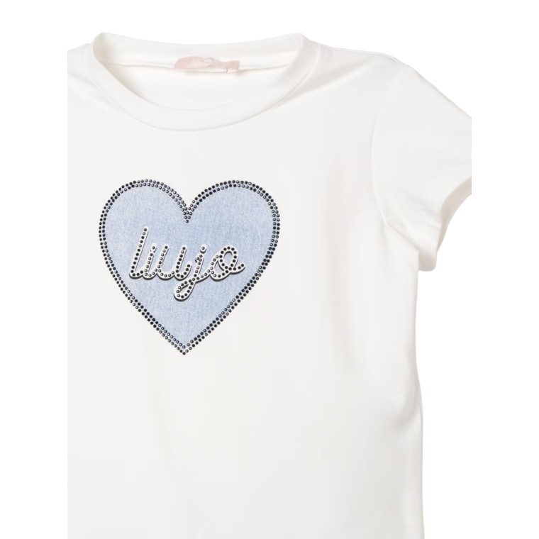 T-shirt con cuore Liu Jo Kids