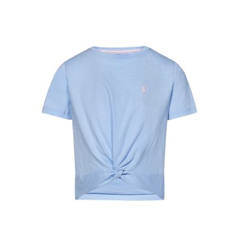 T-shirt Polo Ralph Lauren in cotone con nodo