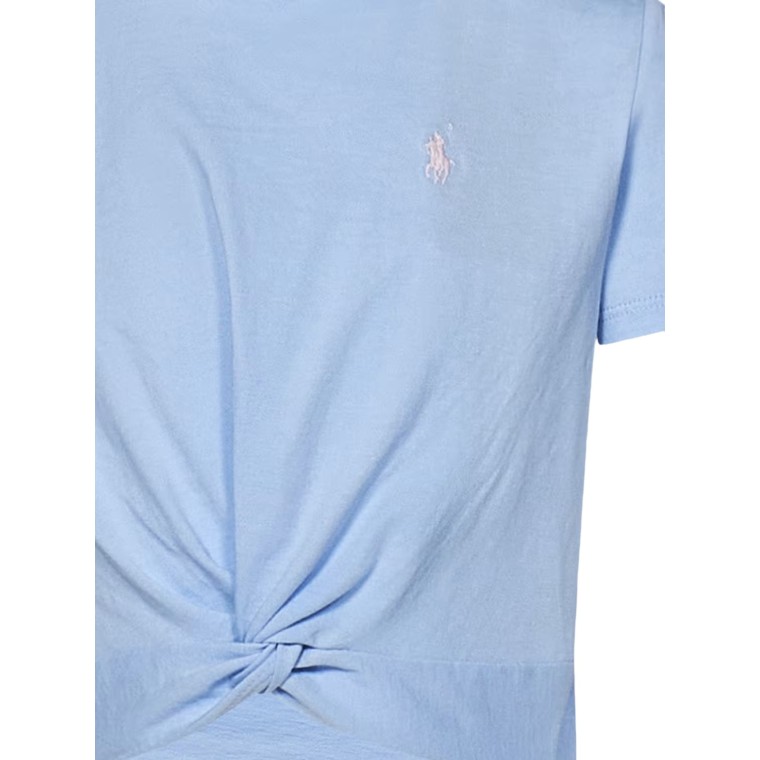 T-shirt Polo Ralph Lauren in cotone con nodo