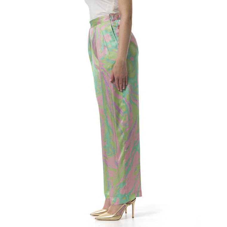 Pantaloni Pinko in satin di viscosa