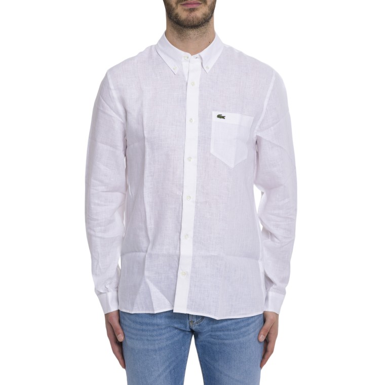 Camicia in lino Lacoste 