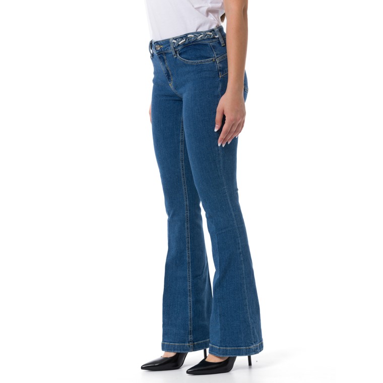 Jeans flare bottom up Liu Jo