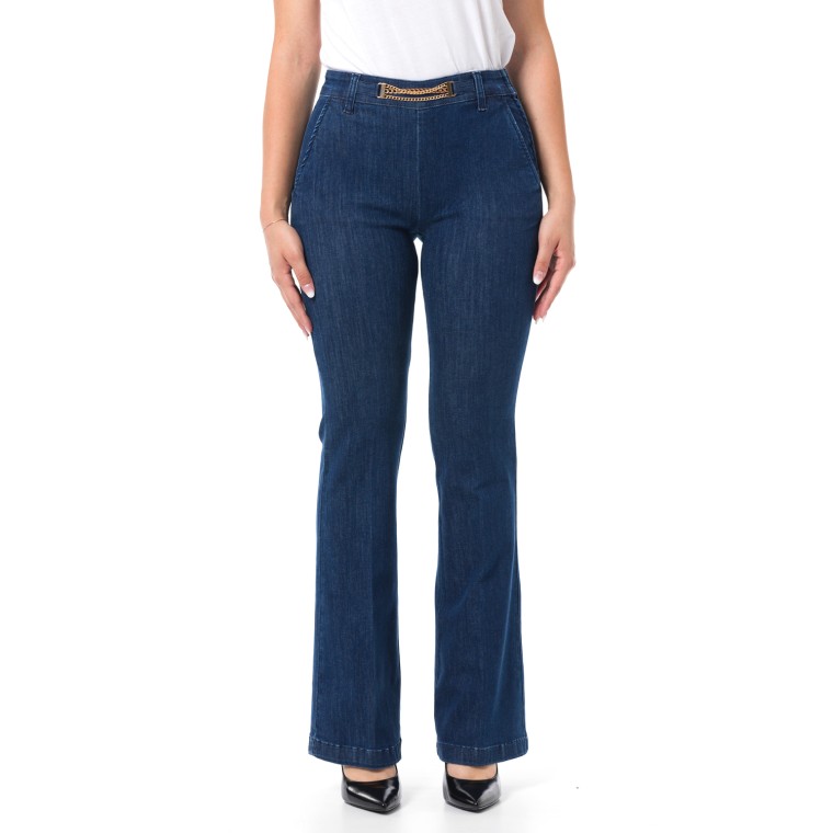 Jeans flare a vita alta Liu Jo