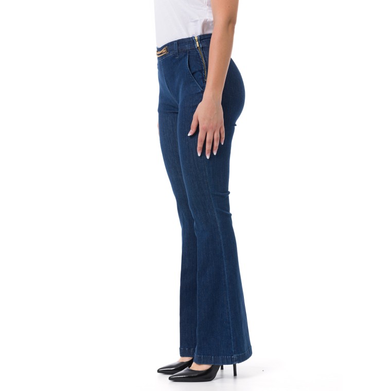 Jeans flare a vita alta Liu Jo