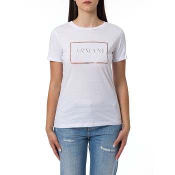 T-shirt regular fit in cotone organico Armani Exchange