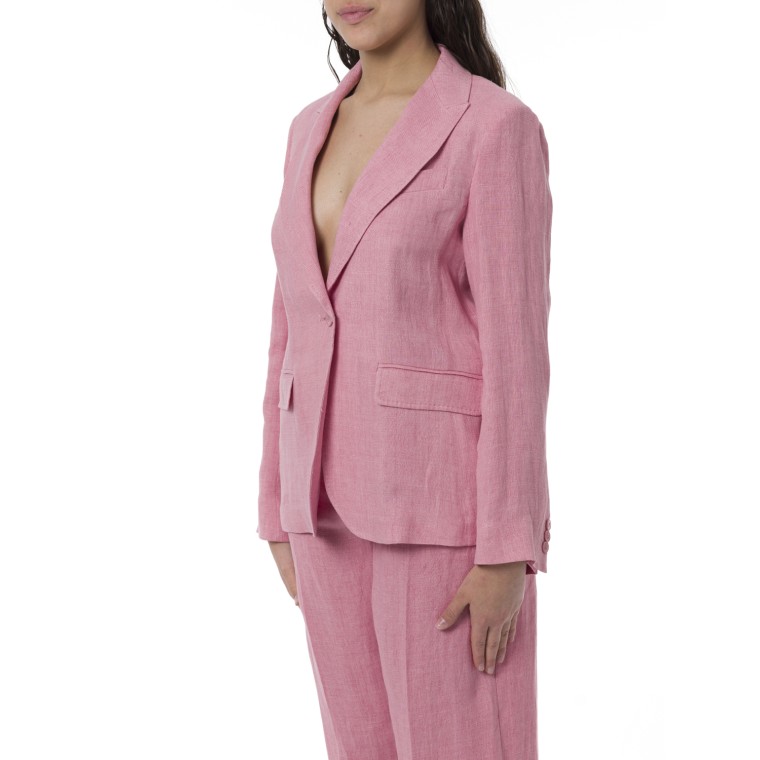 Blazer monopetto Nalut Weekend Max Mara in lino