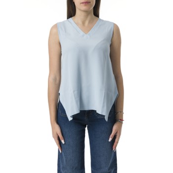 Top in crepe de chine di misto seta Emme Marella