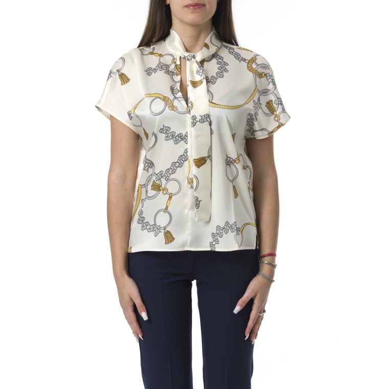 Blusa con sciarpina Emme Marella