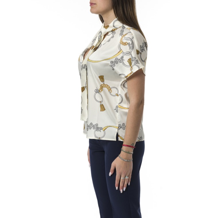 Blusa con sciarpina Emme Marella