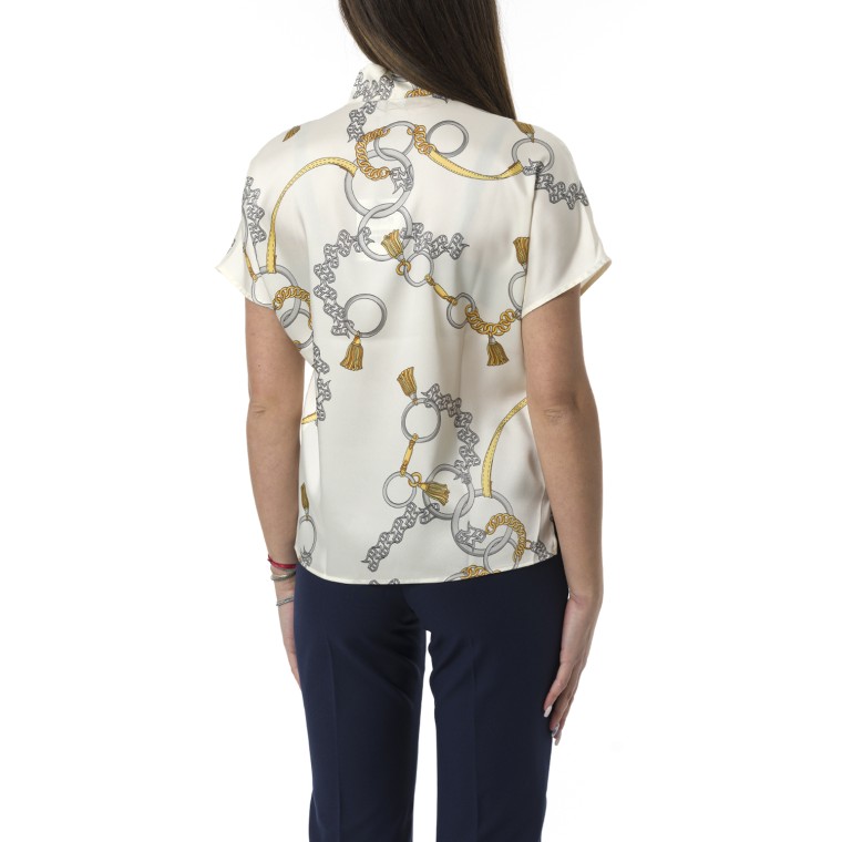 Blusa con sciarpina Emme Marella