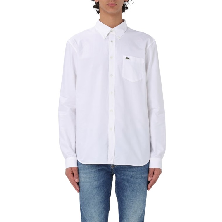 Camicia Oxford Lacoste a maniche lunghe