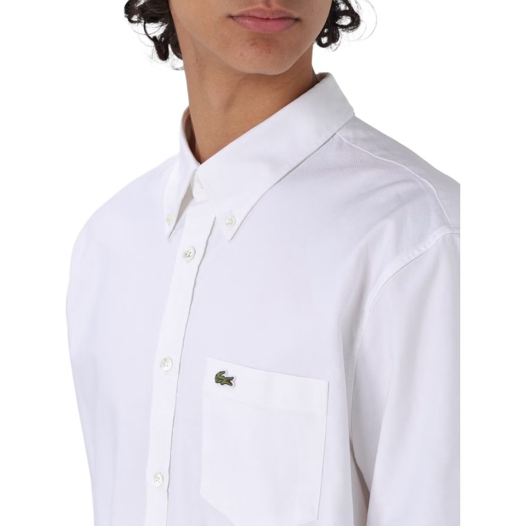 Camicia Oxford Lacoste a maniche lunghe