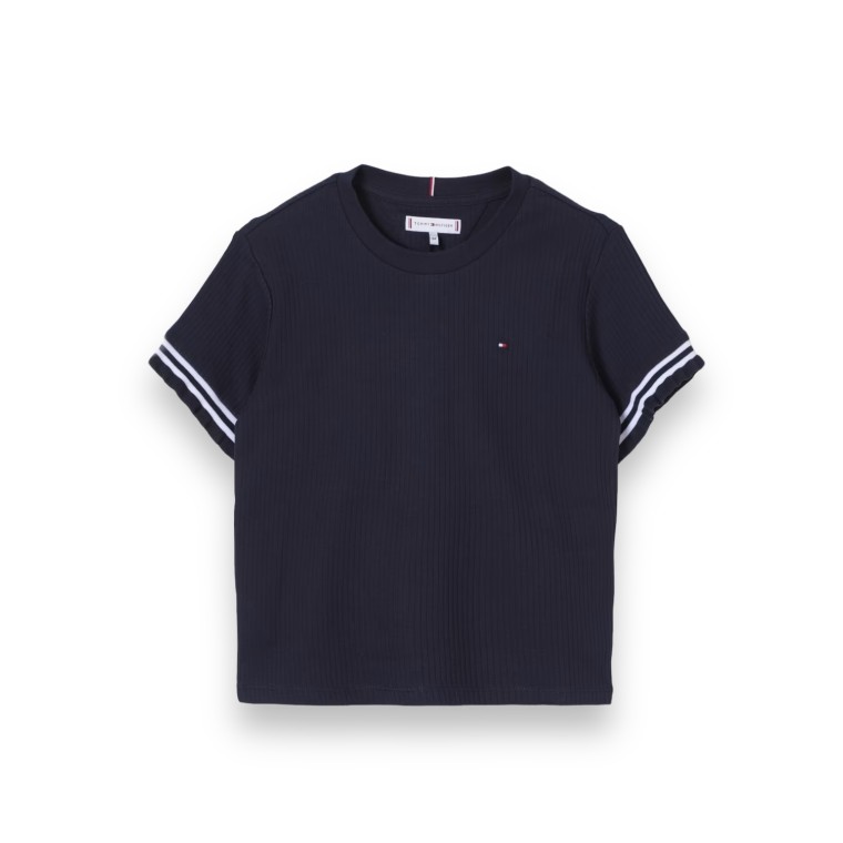 T-shirt con ruches Tommy Hilfiger