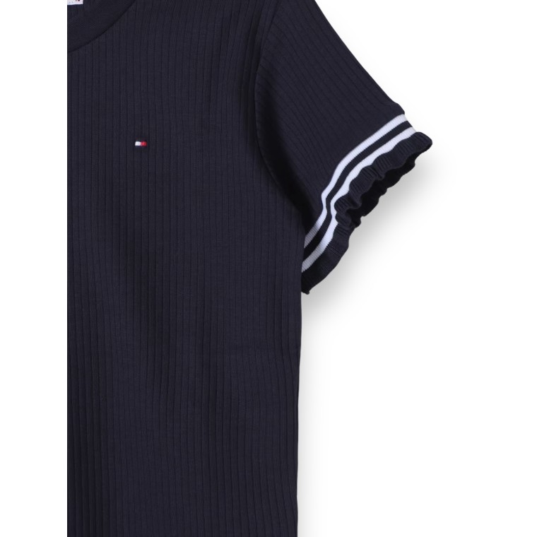 T-shirt con ruches Tommy Hilfiger