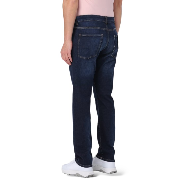 Jeans Boss slim fit in denim effetto cashmere