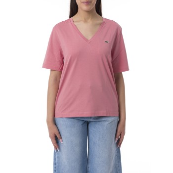T-shirt con scollo a V Lacoste Relaxed fit