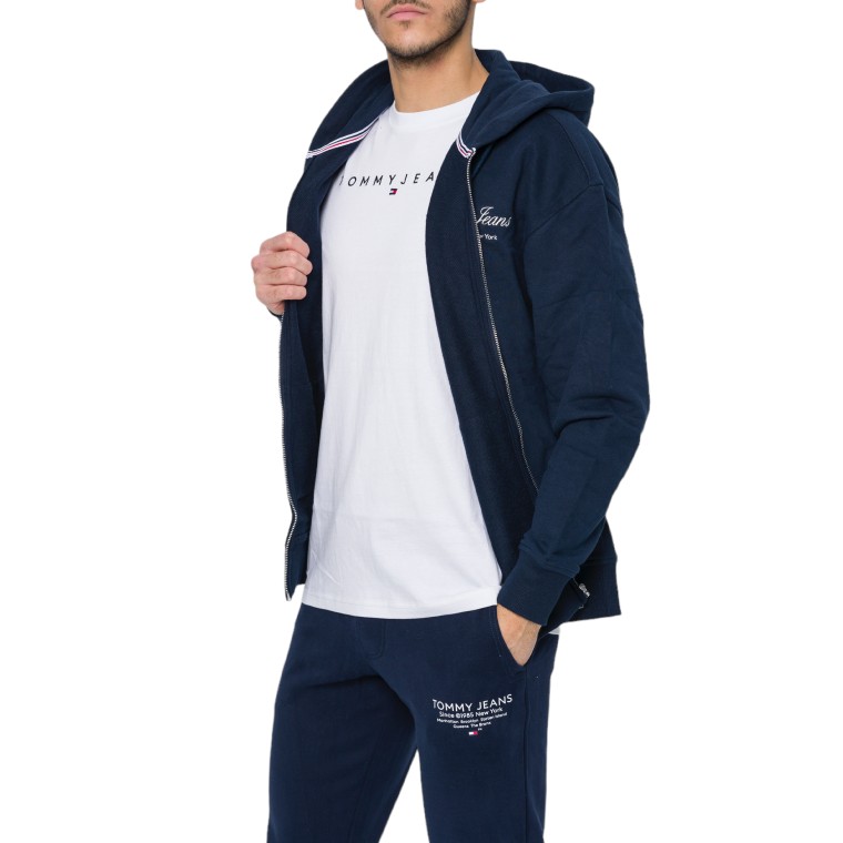 Felpa con zip e cappuccio Tommy Jeans