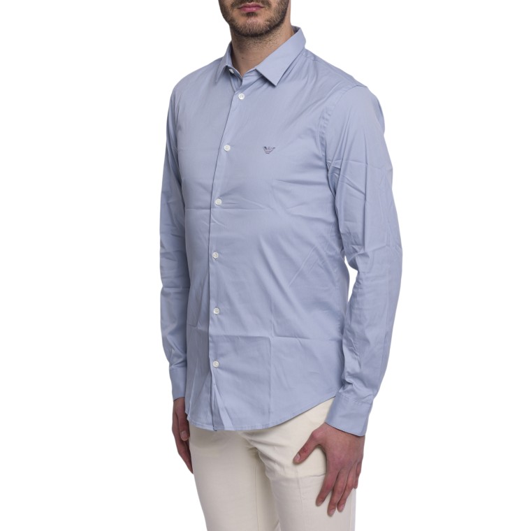 Camicia Emporio Armani con colletto all'italiana