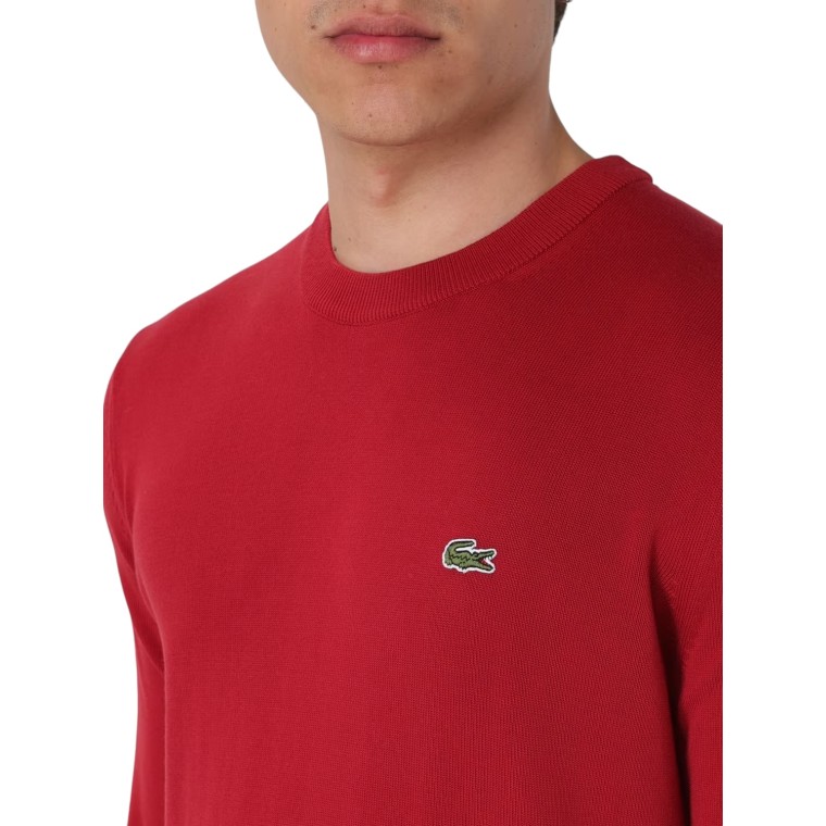 Pullover Lacoste in cotone organico