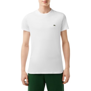 T-shirt a Girocollo in Jersey di cotone Lacoste