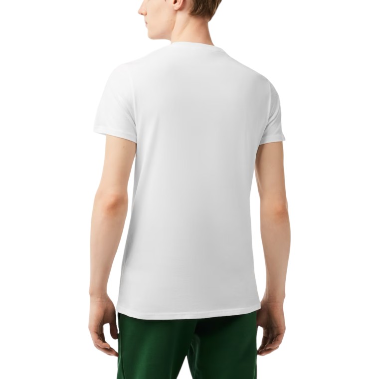 T-shirt a Girocollo in Jersey di cotone Lacoste