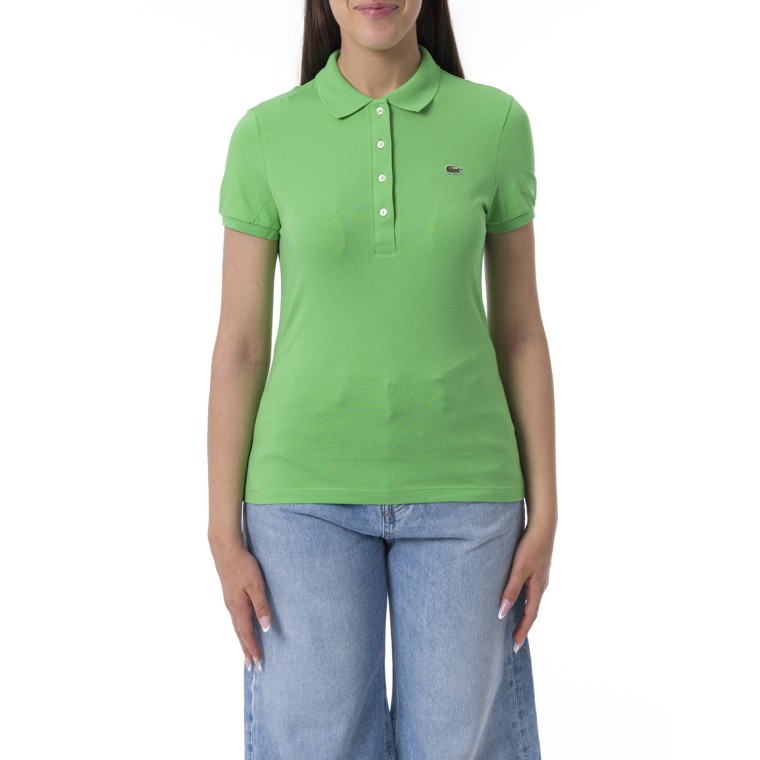 Polo in jersey di cotone biologico Lacoste Slim fit