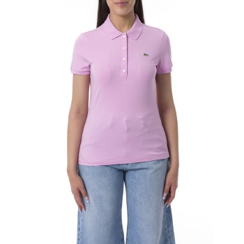 Polo in jersey di cotone biologico Lacoste Slim fit