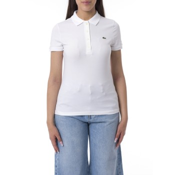 Polo in jersey di cotone biologico Lacoste Slim fit