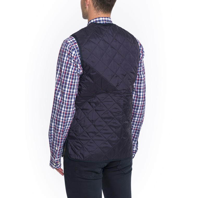 Gilet trapuntato Barbour fodera con cerniera