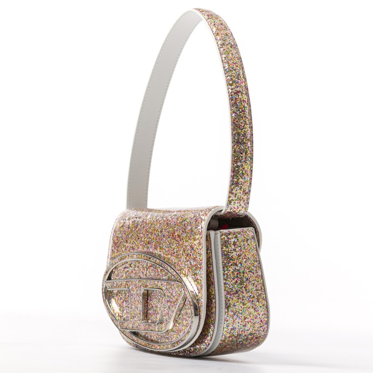 Borsa a spalla 1DR Diesel con macro glitter