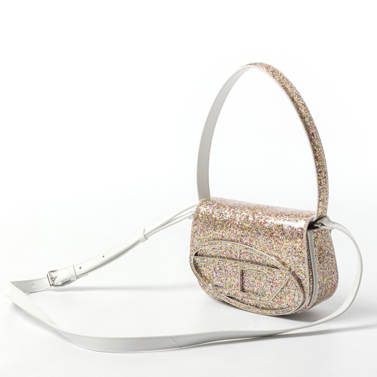 Borsa a spalla 1DR Diesel con macro glitter