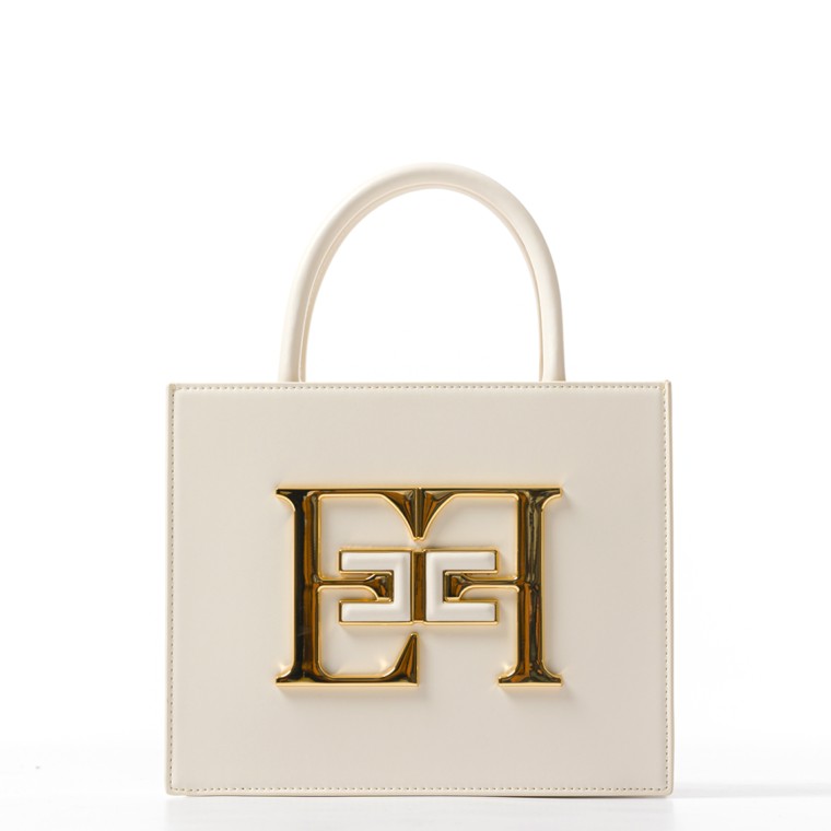 Borsa a mano piccola con logo Elisabetta Franchi