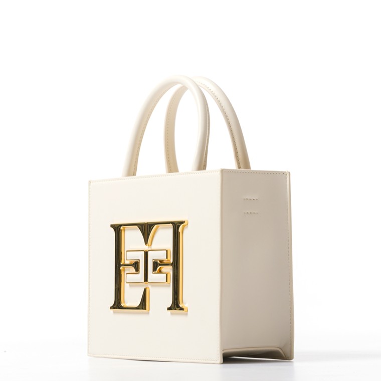 Borsa a mano piccola con logo Elisabetta Franchi