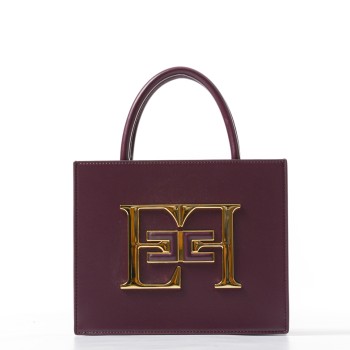 Borsa a mano piccola con logo Elisabetta Franchi