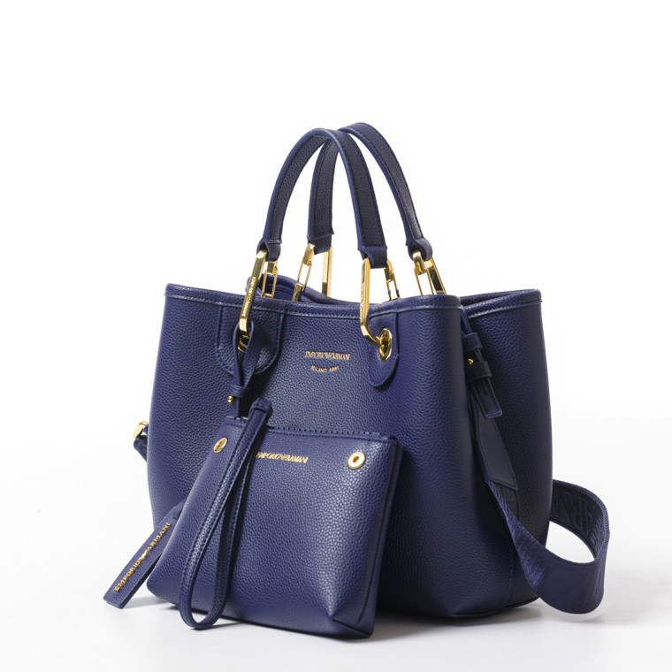 Shopper piccola MyEA stampa cervo Emporio Armani