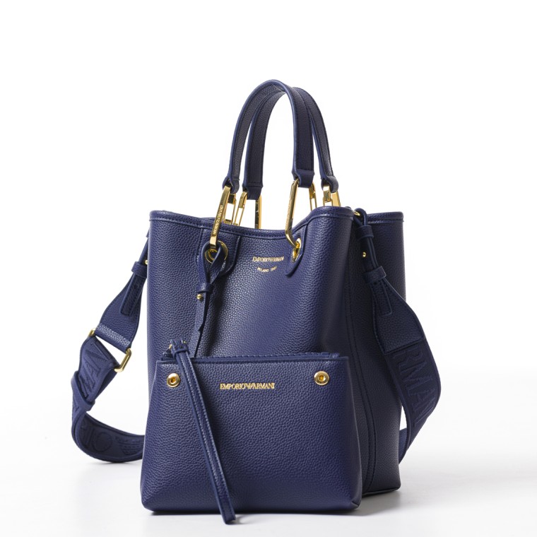 Shopper verticale MyEA stampa cervo Emporio Armani