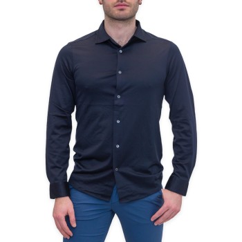 Camicia in jersey misto Tencel Emporio Armani