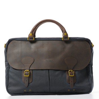 Briefcase in pelle cerata Barbour