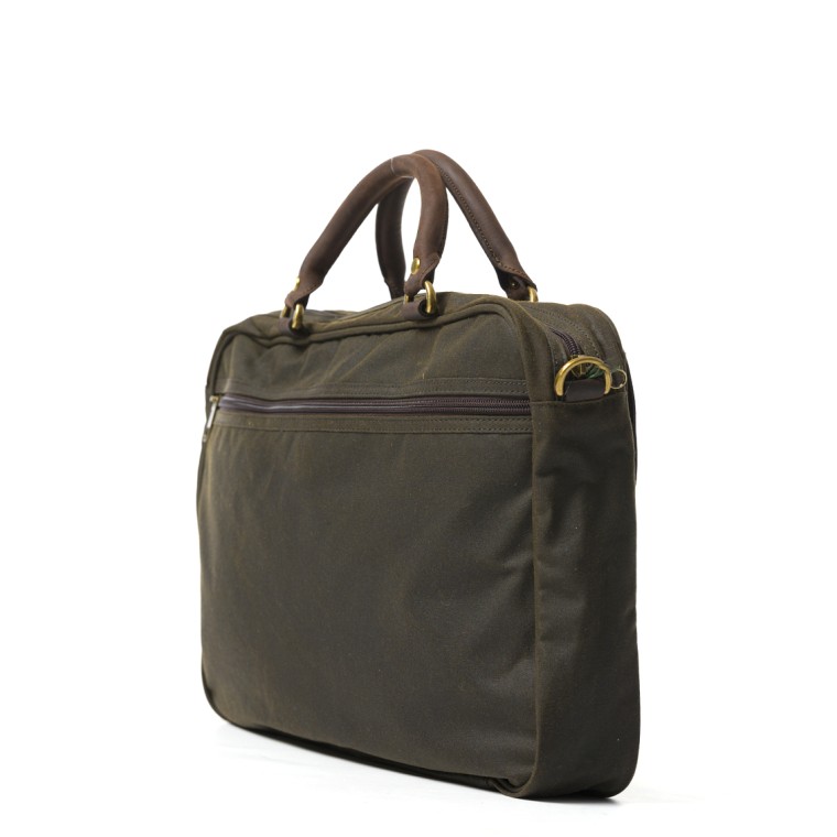 Briefcase in pelle cerata Barbour