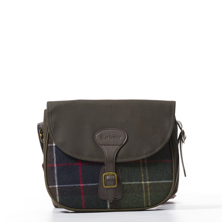 Borsa a tracolla Barbour Tartan