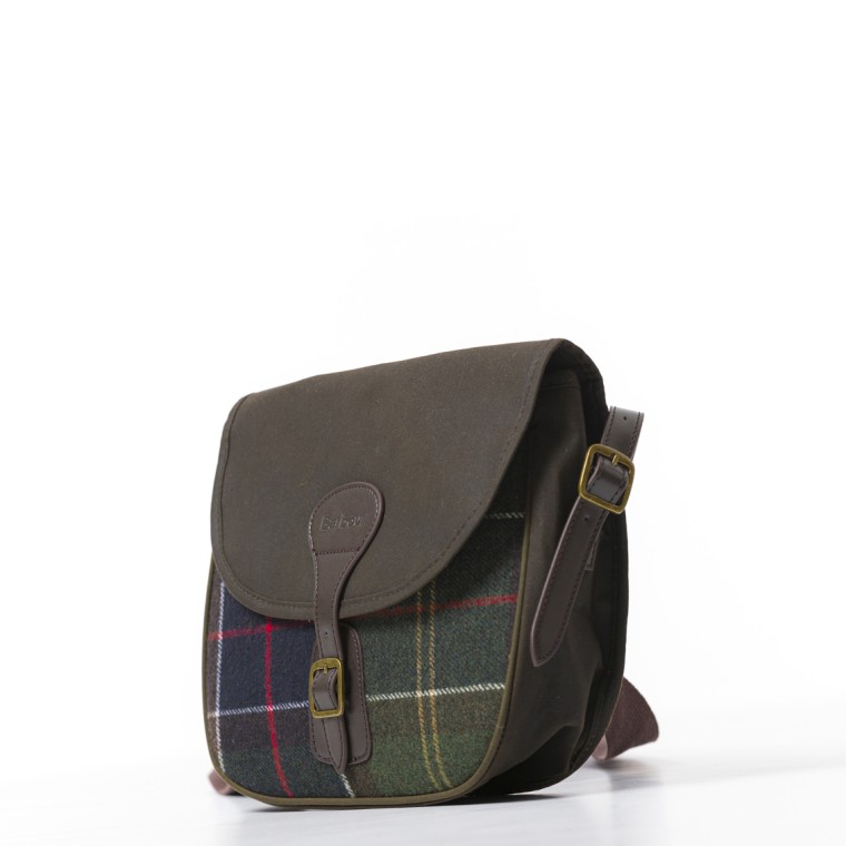 Borsa a tracolla Barbour Tartan