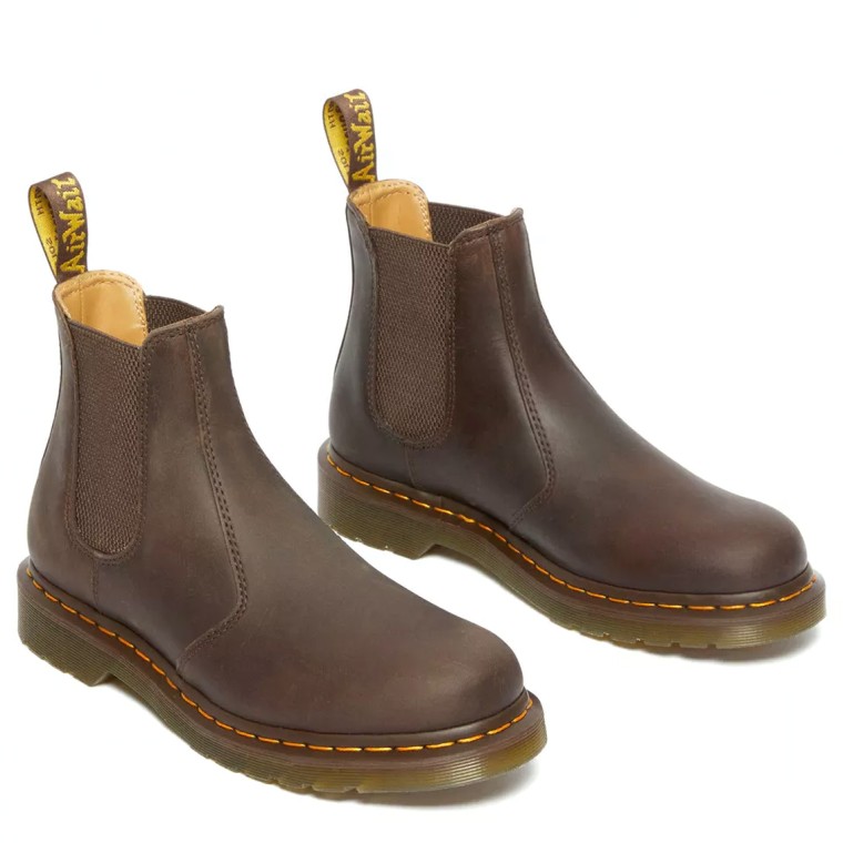 Stivaletti Chelsea 2976 Dr Martens di pelle crazy horse